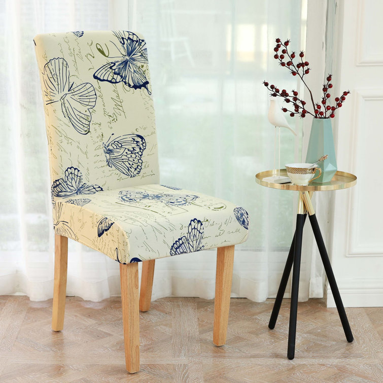 August Grove® Box Cushion Dining Chair Slipcover Wayfair